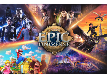 UNIVERSAL - 1 Day Park-to-Park PLUS 1-Day Universal Epic Universe Ticket (Com data agendada)